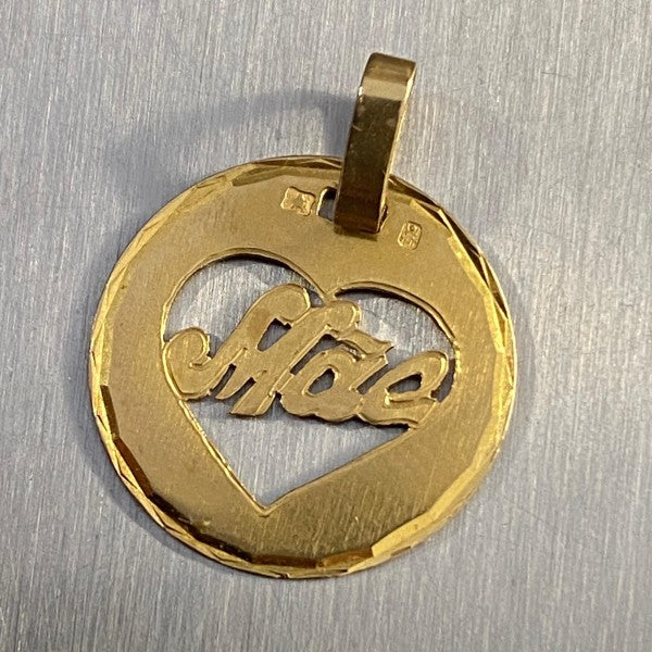 pendente em ouro de 19.2 k 3