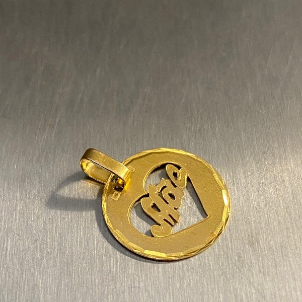 pendente em ouro de 19.2 k 1