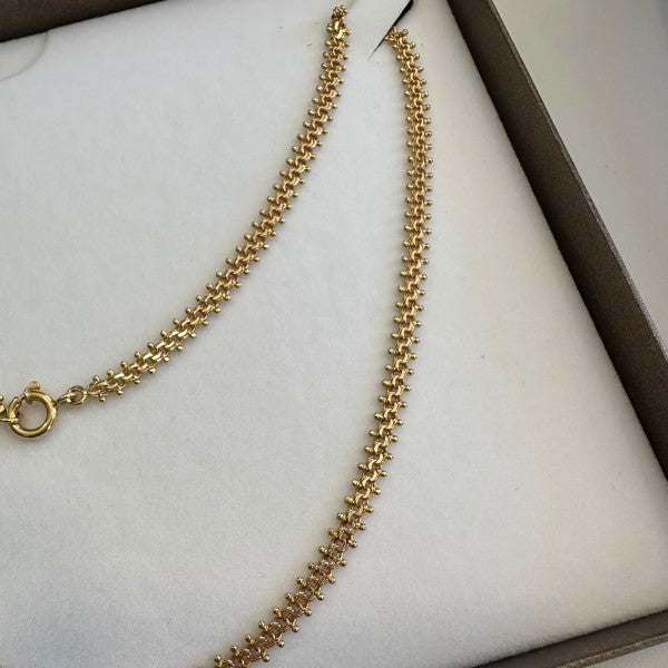 colar em ouro de 19.2 k 2