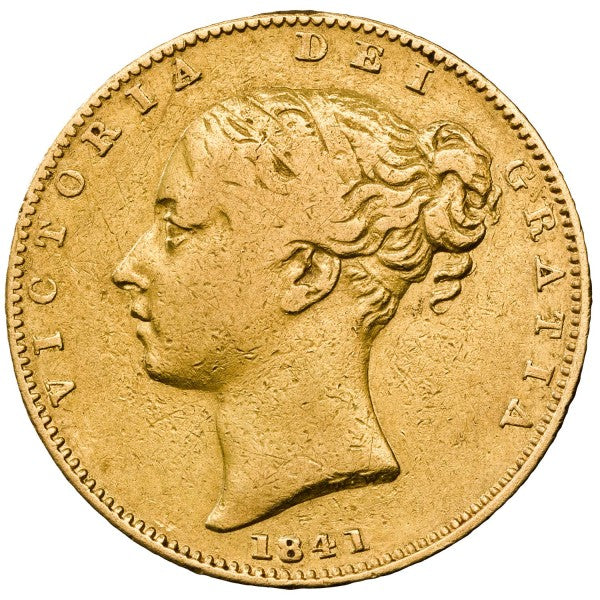 Libra Victória - Brasão - Solteira - 1841 - 1