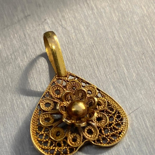 pendente em ouro de 19.2 k 2