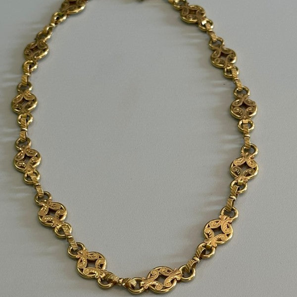 colar em ouro de 19.2 k 2