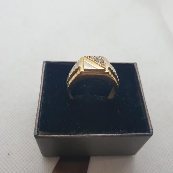 anel em ouro de 19.2 k 2
