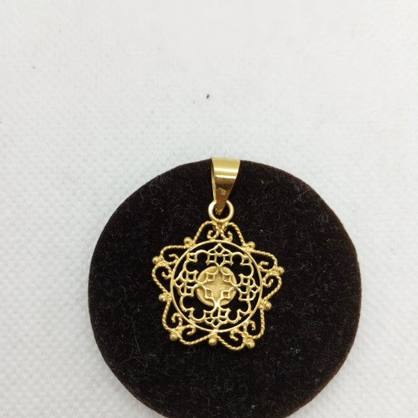 pendente em ouro de 19.2 k 2