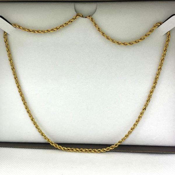colar em ouro de 19.2 k 2