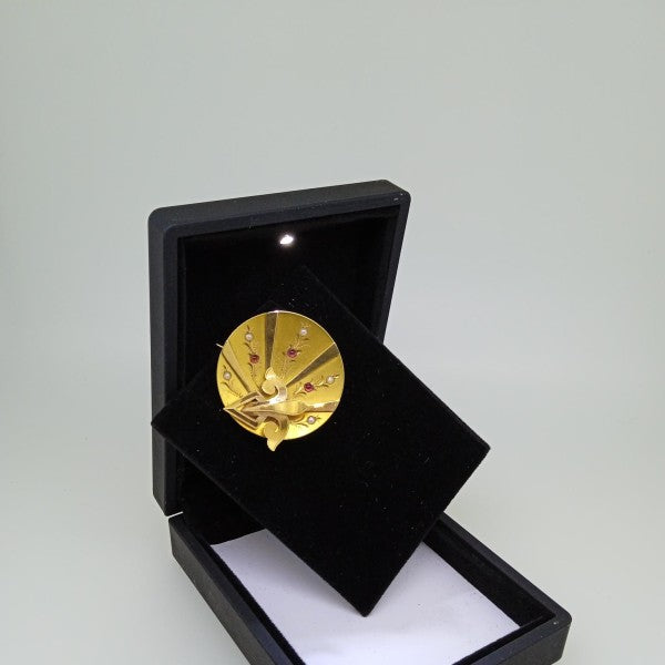 alfinete em ouro de 19.2 k 4