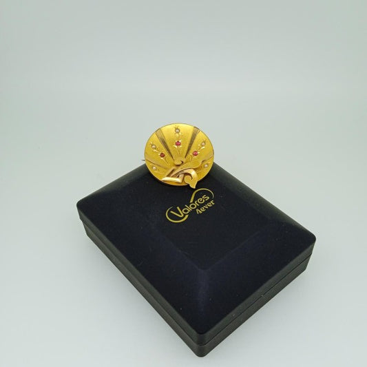 alfinete em ouro de 19.2 k 1