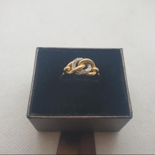 anel em ouro de 19.2 k 2
