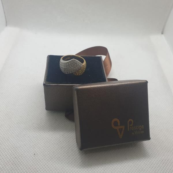 anel em ouro de 18 k 2