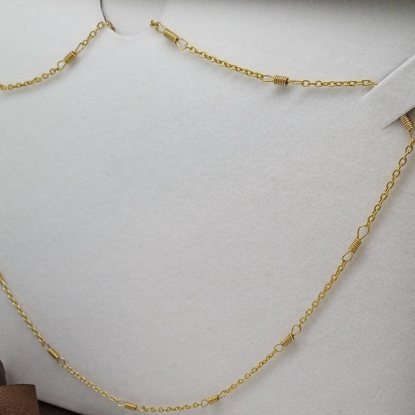 colar em ouro de 19.2 k 6