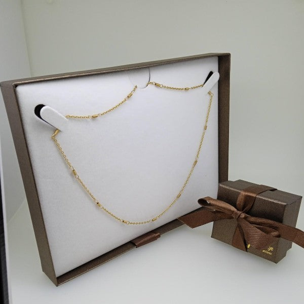 colar em ouro de 19.2 k 2