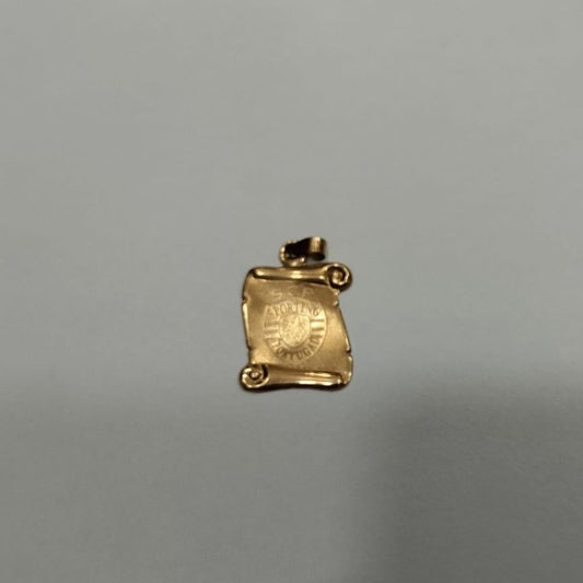 pendente em ouro de 19.2 k 1