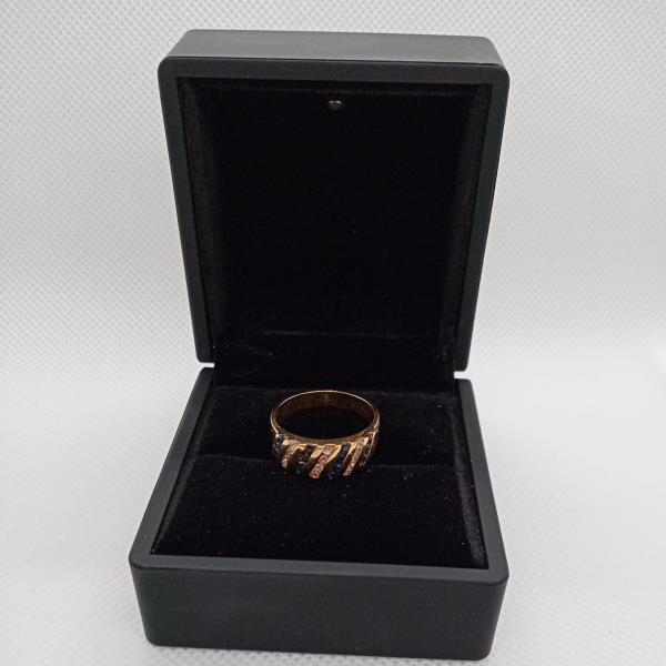 anel em ouro de 19.2 k 2