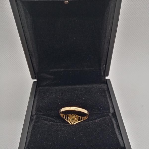 anel em ouro de 19.2 k 7