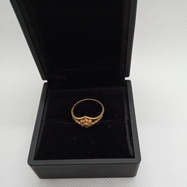anel em ouro de 19.2 k 5