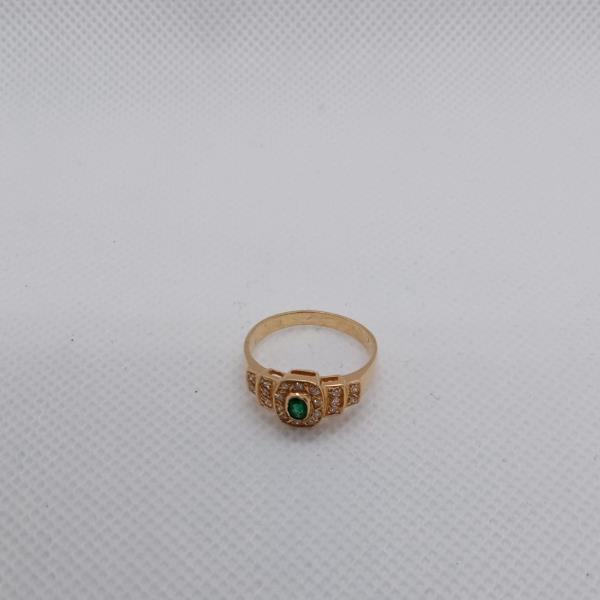 anel em ouro de 19.2 k 6