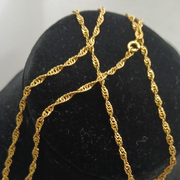 colar em ouro de 19.2 k 3