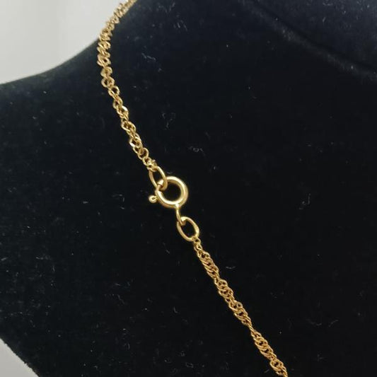 colar em ouro de 19.2 k 2
