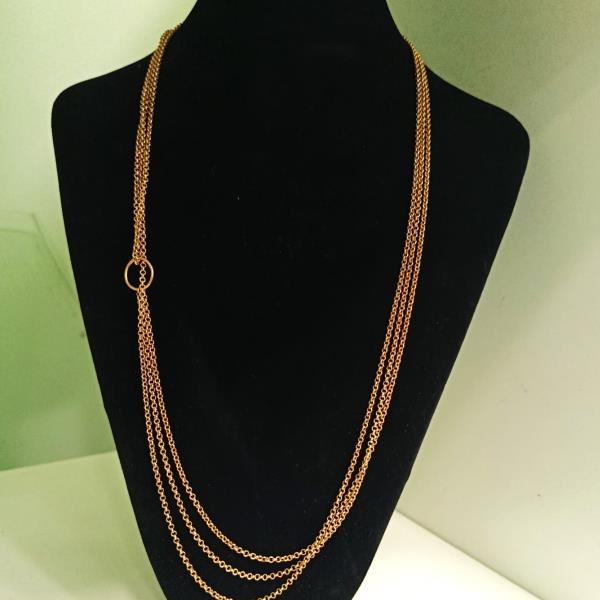 colar em ouro de 19.2 k 2