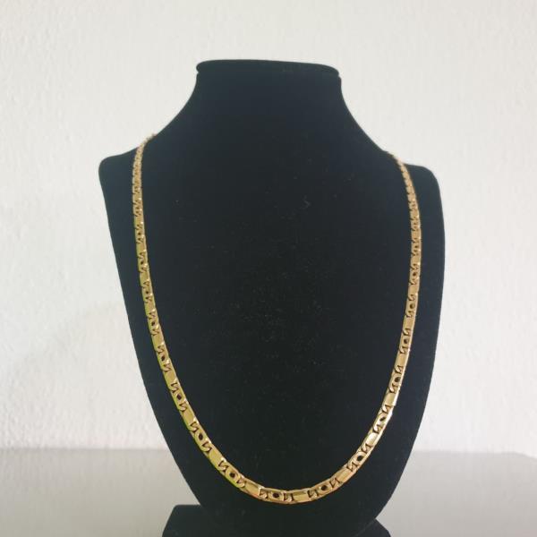 colar em ouro de 19.2 k 2