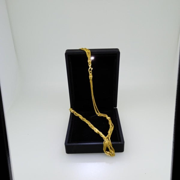 colar em ouro de 19.2 k 7
