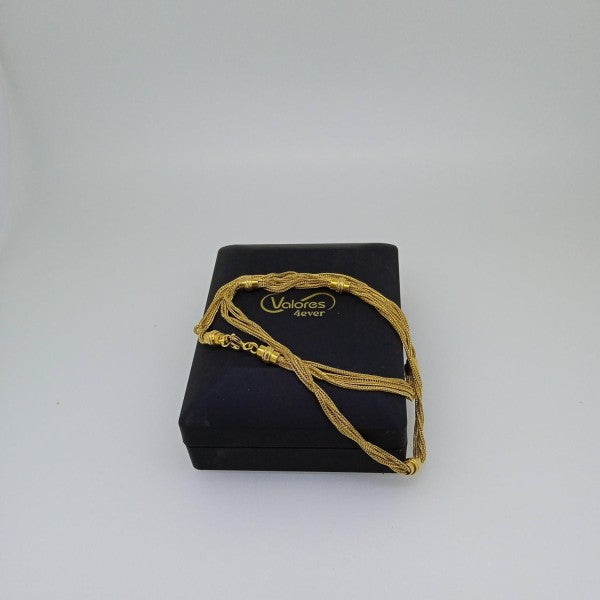colar em ouro de 19.2 k 6
