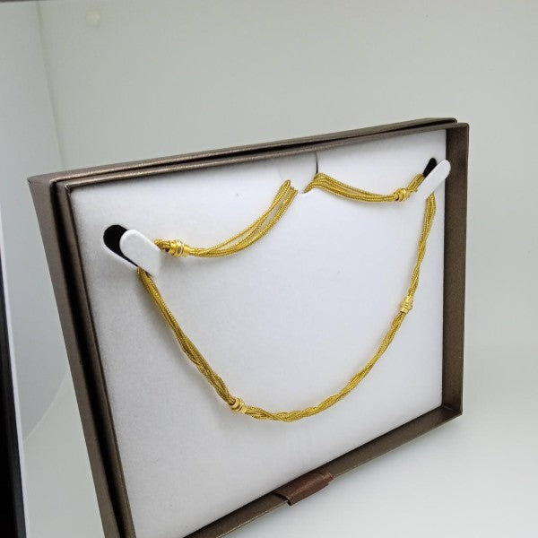 colar em ouro de 19.2 k 4