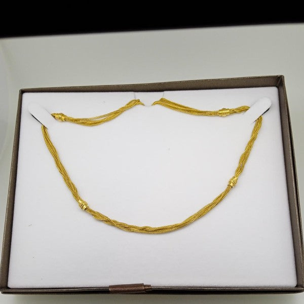 colar em ouro de 19.2 k 2