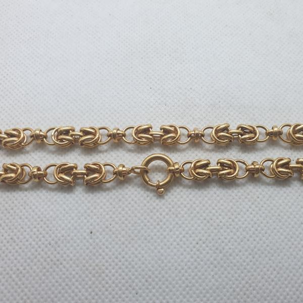 colar em ouro de 19.2 k 4