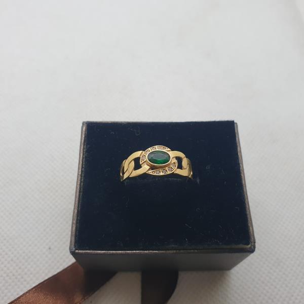 anel em ouro de 19.2 k 2