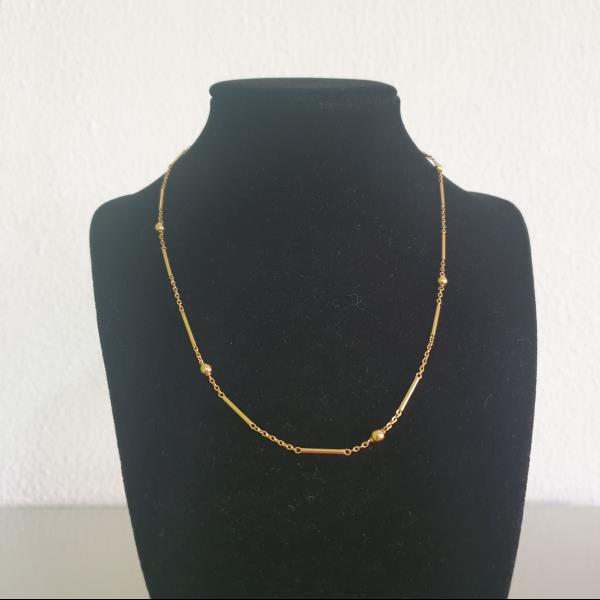 colar em ouro de 19.2 k 2