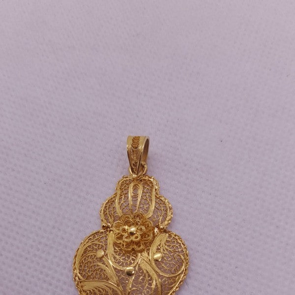 pendente em ouro de 19.2 k 5