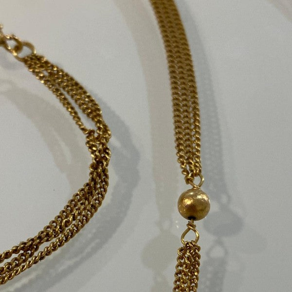 colar em ouro de 19.2 k 2