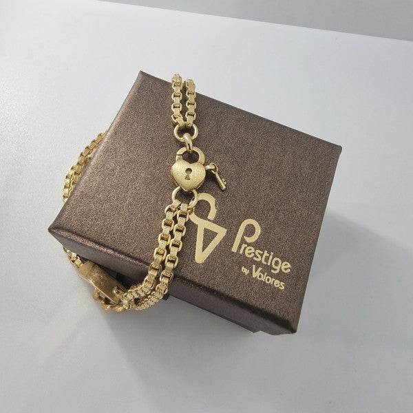 pulseira em ouro de 18 k 2