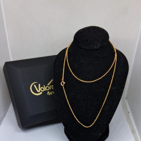 colar em ouro de 19.2 k 1