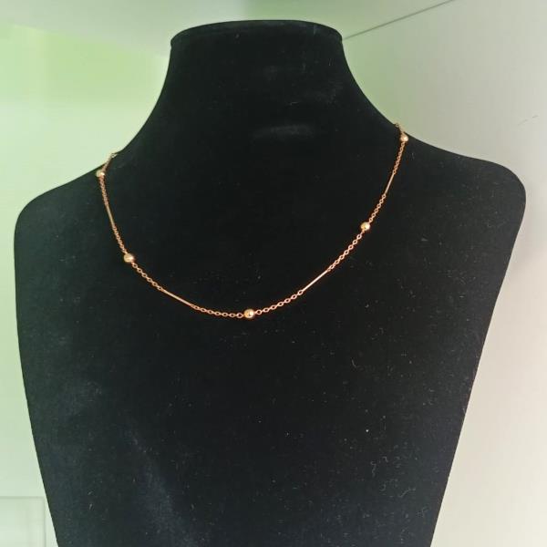 colar em ouro de 19.2 k 2