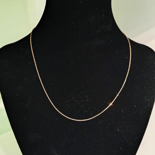 colar em ouro de 19.2 k 2