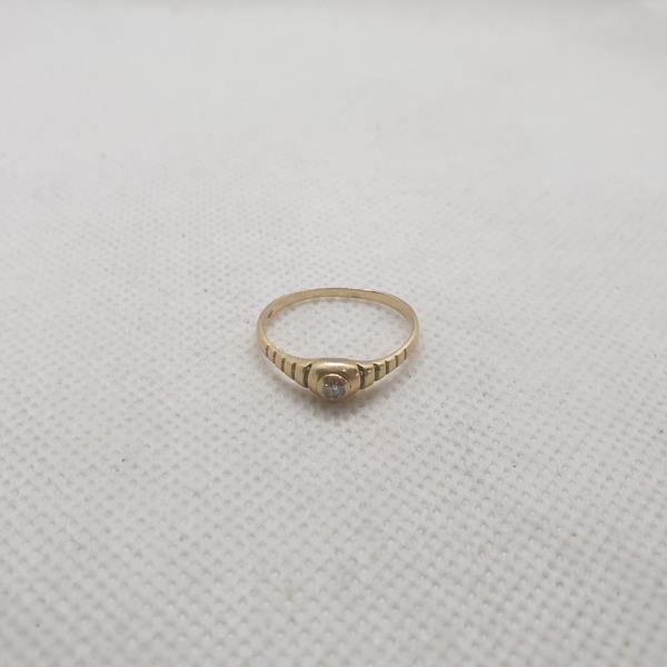 anel em ouro de 14 k 4