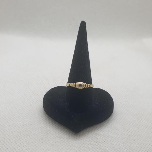 anel em ouro de 14 k 2