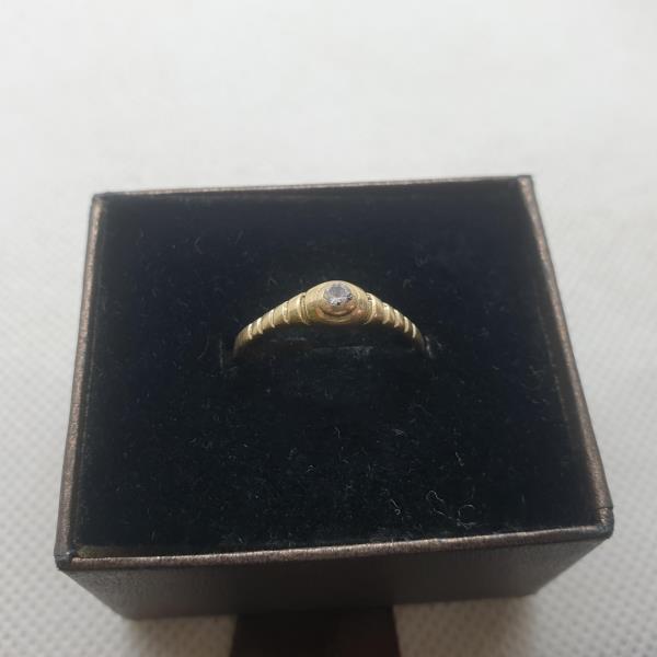 anel em ouro de 14 k 1