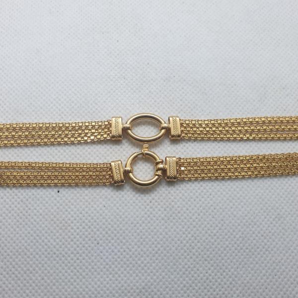 colar em ouro de 19.2 k 4