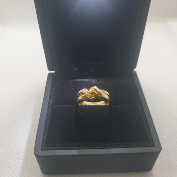 anel em ouro de 19.2 k 3