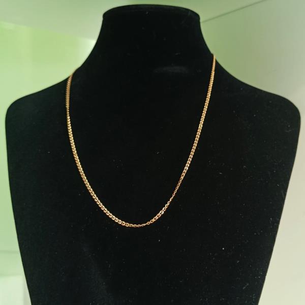 colar em ouro de 19.2 k 2