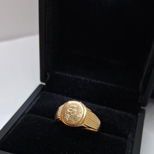 anel em ouro de 19.2 k 1