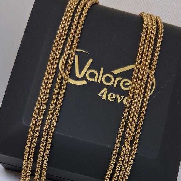 colar em ouro de 19.2 k 2