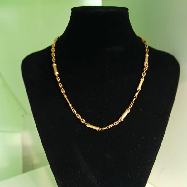 colar em ouro de 19.2 k 2