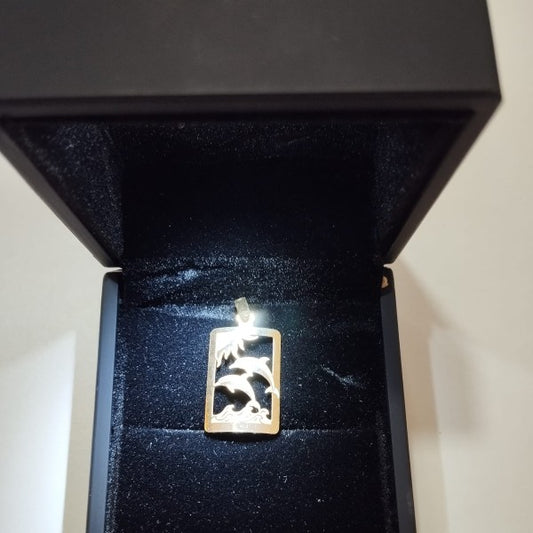 pendente em ouro de 19.2 k 2