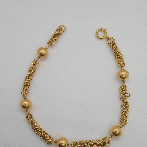 pulseira em ouro de 19.2 k 3