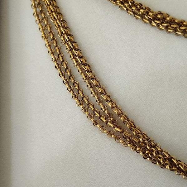 colar em ouro de 19.2 k 5