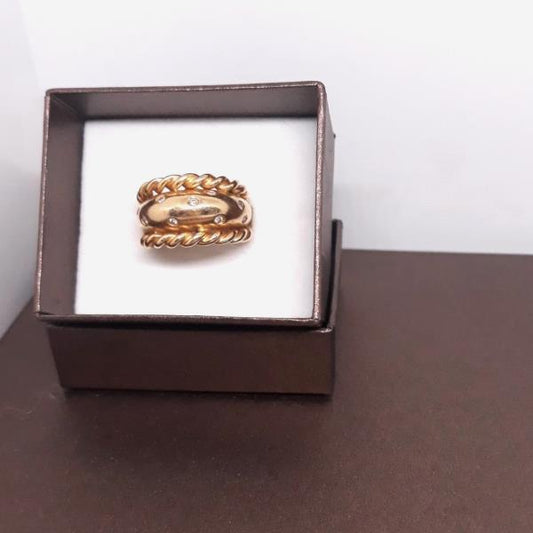 anel em ouro de 19.2 k 1